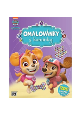 Omalovánky A4 Paw patrol s kamínky