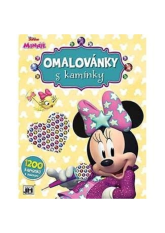 Omalovánky A4 Minnie s kamínky