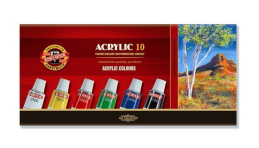 Akrylové barvy KOH-I-NOOR 10ks