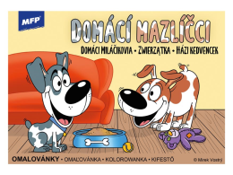 Omalovánky A5 Domácí mazlíčci