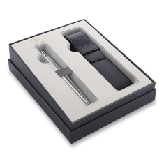 Kuličkové pero s pouzdrem Parker Jotter XL Monochrome Stainless Steel