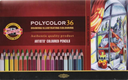 Umělecké pastelky KOH-I-NOOR 3825 Polycolor 36ks