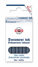 Dokumentní inkoustové bombičky K-I-N 7ks modré