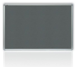 Filcová tabule 1500x1000mm AL rám šedá
