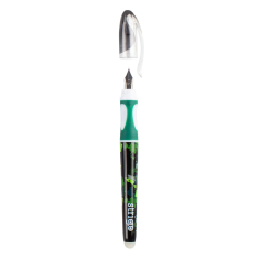 Bombičkové pero gumovací Strigo tmavě zelené