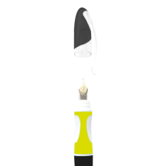 Bombičkové pero gumovací Strigo žluté