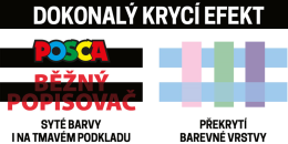 Sada popisovačů POSCA PC-5M Uni základní barvy