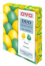 Tekutá barva OVO Duo zelená/žlutá
