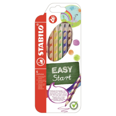 Trojhranné pastelky Stabilo EASYcolors pro praváky 6ks