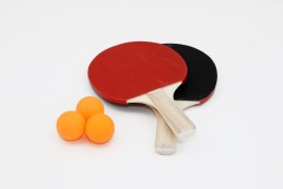 Set na pingpong RULYT®, 2 x raketa, 3 x míč, síťka