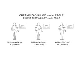 Chránič páteře SULOV® EAGLE, vel. XL (52cm)