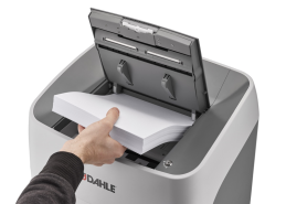 Skartovač Dahle ShredMATIC®300 křížový řez