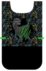 Zástěra na malování pončo OXY GO Dino