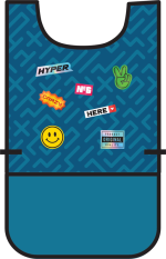 Zástěra na malování pončo OXY GO Stickers