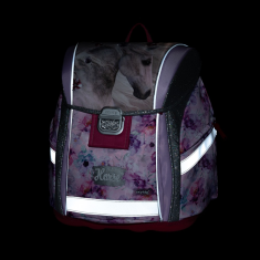 Školní batoh Premium Light Kůň romantic