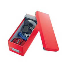 Úložná krabice na CD Leitz Click & Store WOW červená