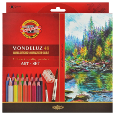 Akvarelové pastelky K-I-N Mondeluz 48ks