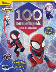 Samolepková knížka + omalovánky Spidey