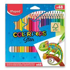 Trojhranné pastelky Maped Color Peps 48ks