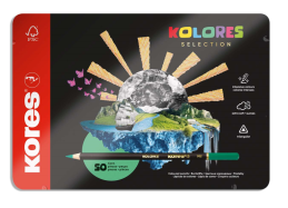 Trojhranné pastelky Kores Kolores Selection 50ks