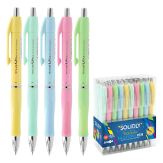 Kuličkové pero Solidly pastelové barvy