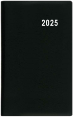 Diář 2025 čtrnáctidenní Gustav-PVC černý