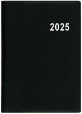 Diář 2025 čtrnáctidenní Ladislav-PVC černý