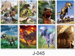 Bloček 3D Dino/Koně