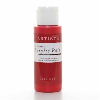 Akrylová barva Artiste 59ml tmavě červená