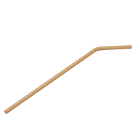 Papírové brčko s kloubem 24cm kraft 100ks