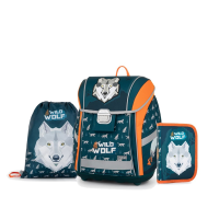 Školní set 3dílný Premium light Vlk