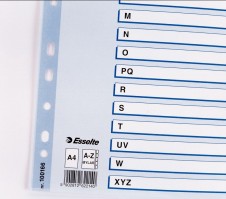 Rozřaďovač A4 kartonový Mylar s potiskem A4 A-Z