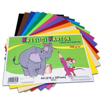 Kreslicí karton A4 180g 10ls mix barev