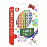 Trojhranné pastelky Stabilo EASYcolors 12ks pro praváky