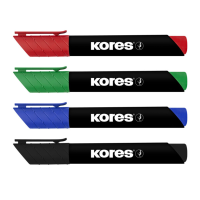 Permanentní popisovač Kores K-Marker Eco 4ks