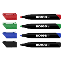 Permanentní popisovač Kores K-Marker Eco 4ks
