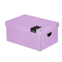 Úložná krabice velká PASTELINi lamino fialová