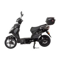 Elektroskútr RACCEWAY® E-FICHTL®, černý-lesklý s baterií 20Ah