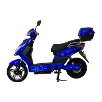 Elektroskútr RACCEWAY® E-FICHTL®, modrý-lesklý s baterií 20Ah