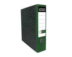 Pákový pořadač A4 80mm Caesar Office Executive mramor zelený
