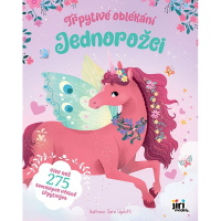 Samolepková knížka Třpytivé oblékání - Jednorožci