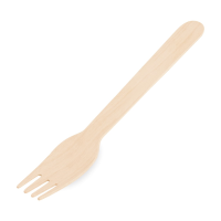 Dřevěná vidlička 16,5cm 100ks