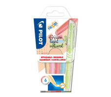 Gumovací zvýrazňovače Pilot Frixion Light Natural 6ks