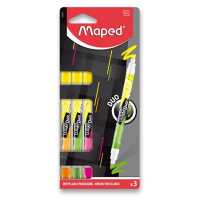 Oboustranný zvýrazňovač Maped Fluo Peps Neon Duo 3ks