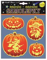 Svíticí samolepky dýně