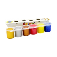 Temperové barvy Primo METALLIC 6x25ml
