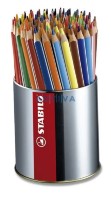 Trojhranné pastelky Stabilo Trio v dóze silné 92ks