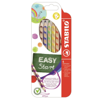 Trojhranné pastelky Stabilo EASYcolors pro leváky 6ks