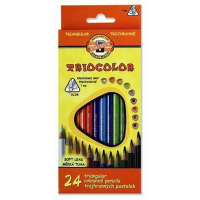 Trojhranné pastelky KOH-I-NOOR Slim 3134 24ks