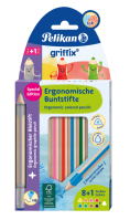 Trojhranné pastelky Pelikan Griffix+tužka HB